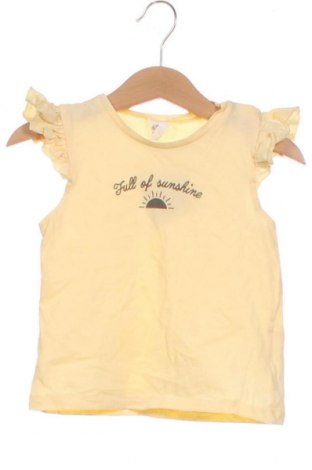 Dziecięca bluzka H&M, Rozmiar 9-12m/ 74-80 cm, Kolor Żółty, Cena 7,91 zł