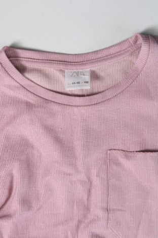 Bluză pentru copii Zara, Mărime 11-12y/ 152-158 cm, Culoare Roz, Preț 110,53 Lei