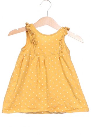Детска рокля H&M, Размер 6-9m/ 68-74 см, Цвят Жълт, Цена 10,40 лв.