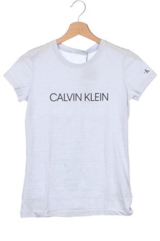 Tricou pentru copii Calvin Klein Jeans, Mărime 15-18y/ 170-176 cm, Culoare Albastru, Preț 127,11 Lei