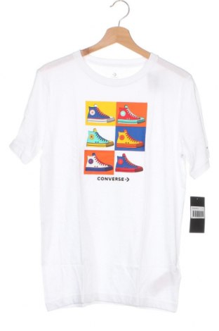 Kinder T-Shirt Converse, Größe 15-18y/ 170-176 cm, Farbe Weiß, Preis 21,29 €