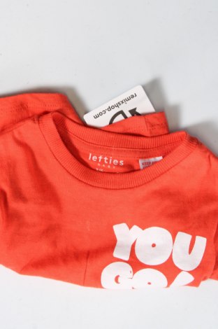 Kinder T-Shirt Lefties, Größe 3-6m/ 62-68 cm, Farbe Orange, Preis 18,56 €