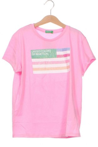 Tricou pentru copii United Colors Of Benetton, Mărime 12-13y/ 158-164 cm, Culoare Roz, Preț 61,58 Lei