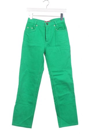 Детски дънки, Размер 12-13y/ 158-164 см, Цвят Зелен, Цена 3,00 лв.