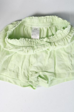 Pantaloni scurți pentru copii H&M, Mărime 12-18m/ 80-86 cm, Culoare Verde, Preț 38,46 Lei