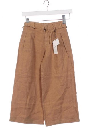 Pantaloni pentru copii Zara, Mărime 7-8y/ 128-134 cm, Culoare Maro, Preț 100,92 Lei