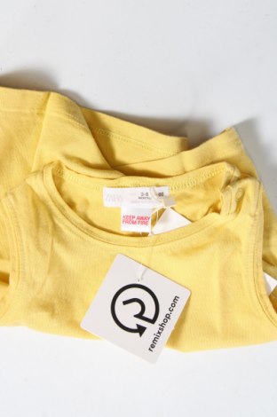 Μπλουζάκι αμάνικο παιδικό Zara, Μέγεθος 3-6m/ 62-68 εκ., Χρώμα Κίτρινο, Τιμή 3,89 €