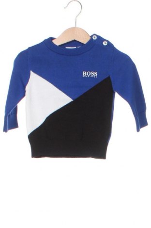 Pulover pentru copii BOSS, Mărime 3-6m/ 62-68 cm, Culoare Albastru, Preț 348,16 Lei