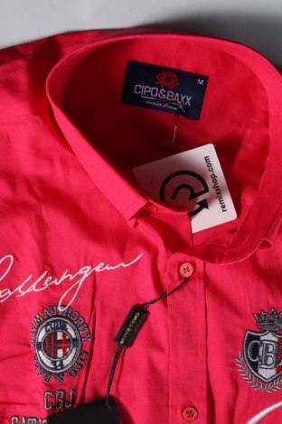 Pánská košile  Cipo & Baxx, Velikost M, Barva Růžová, Cena  1 478,00 Kč