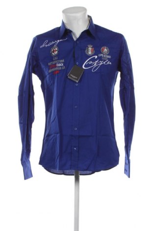 Pánska košeľa  Cipo & Baxx, Veľkosť M, Farba Modrá, Cena  5,43 €