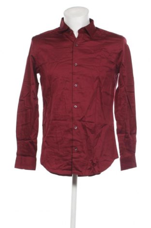 Ανδρικό πουκάμισο Dressmann, Μέγεθος M, Χρώμα Κόκκινο, Τιμή 9,65 €
