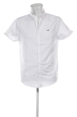 Ανδρικό πουκάμισο Hollister, Μέγεθος M, Χρώμα Λευκό, Τιμή 37,11 €