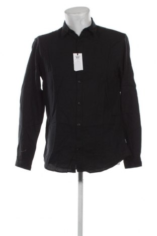 Мъжка риза Jack & Jones, Размер M, Цвят Черен, Цена 68,00 лв.