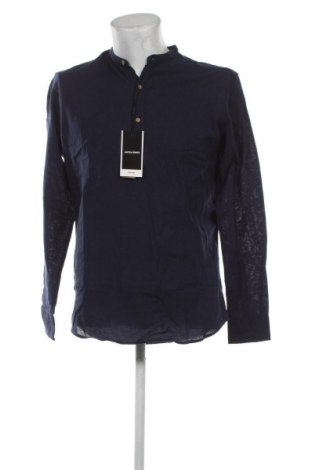Ανδρικό πουκάμισο Jack & Jones PREMIUM, Μέγεθος L, Χρώμα Μπλέ, Τιμή 35,05 €