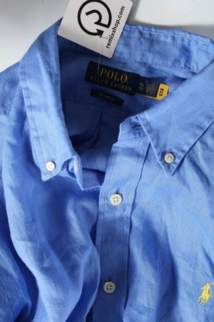 Ανδρικό πουκάμισο Polo By Ralph Lauren, Μέγεθος M, Χρώμα Μπλέ, Τιμή 105,67 €
