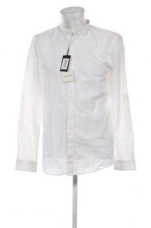 Ανδρικό πουκάμισο Strellson, Μέγεθος M, Χρώμα Λευκό, Τιμή 60,31 €