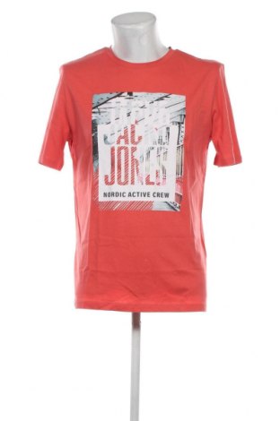 Tricou de bărbați Core By Jack & Jones, Mărime L, Culoare Roz, Preț 57,73 Lei