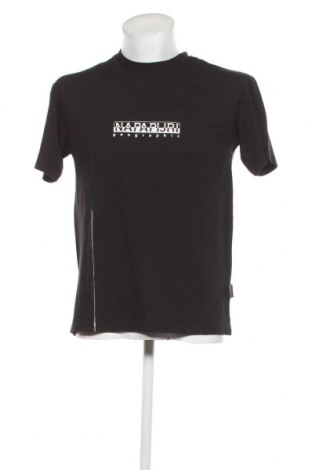 Ανδρικό t-shirt Napapijri, Μέγεθος L, Χρώμα Μαύρο, Τιμή 24,53 €