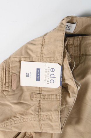 Ανδρικό κοντό παντελόνι Edc By Esprit, Μέγεθος S, Χρώμα  Μπέζ, Τιμή 29,90 €