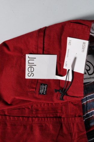 Мъжки панталон Jules, Размер M, Цвят Червен, Цена 46,00 лв.
