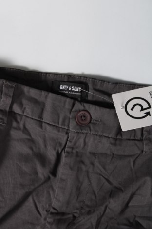 Pantaloni de bărbați Only & Sons, Mărime L, Culoare Gri, Preț 34,80 Lei