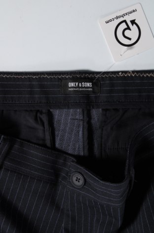 Мъжки панталон Only & Sons, Размер L, Цвят Син, Цена 46,00 лв.