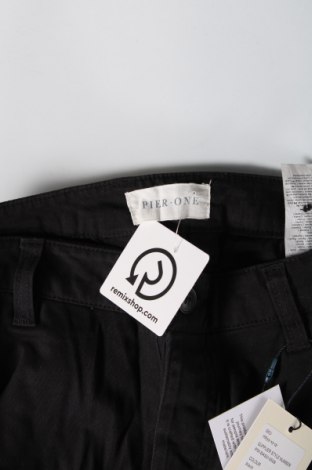Мъжки панталон Pier One, Размер M, Цвят Черен, Цена 46,00 лв.