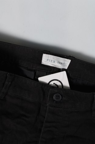 Мъжки панталон Pier One, Размер M, Цвят Черен, Цена 46,00 лв.
