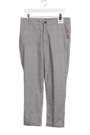Pantaloni de bărbați Pull&Bear, Mărime M, Culoare Gri, Preț 24,21 Lei