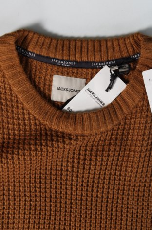 Мъжки пуловер Jack & Jones, Размер L, Цвят Кафяв, Цена 12,92 лв.