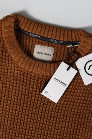 Ανδρικό πουλόβερ Jack & Jones, Μέγεθος S, Χρώμα Καφέ, Τιμή 7,01 €