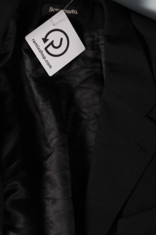 Ανδρικό σακάκι Benvenuto, Μέγεθος M, Χρώμα Μαύρο, Τιμή 3,51 €