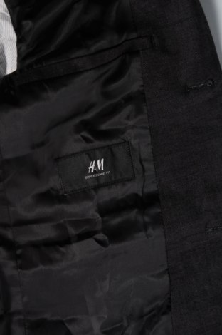 Мъжко сако H&M, Размер M, Цвят Сив, Цена 5,72 лв.