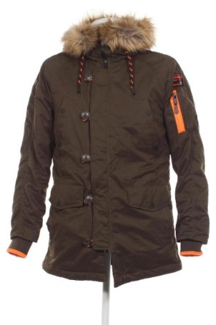 Ανδρικό μπουφάν Superdry, Μέγεθος L, Χρώμα Πράσινο, Τιμή 71,91 €