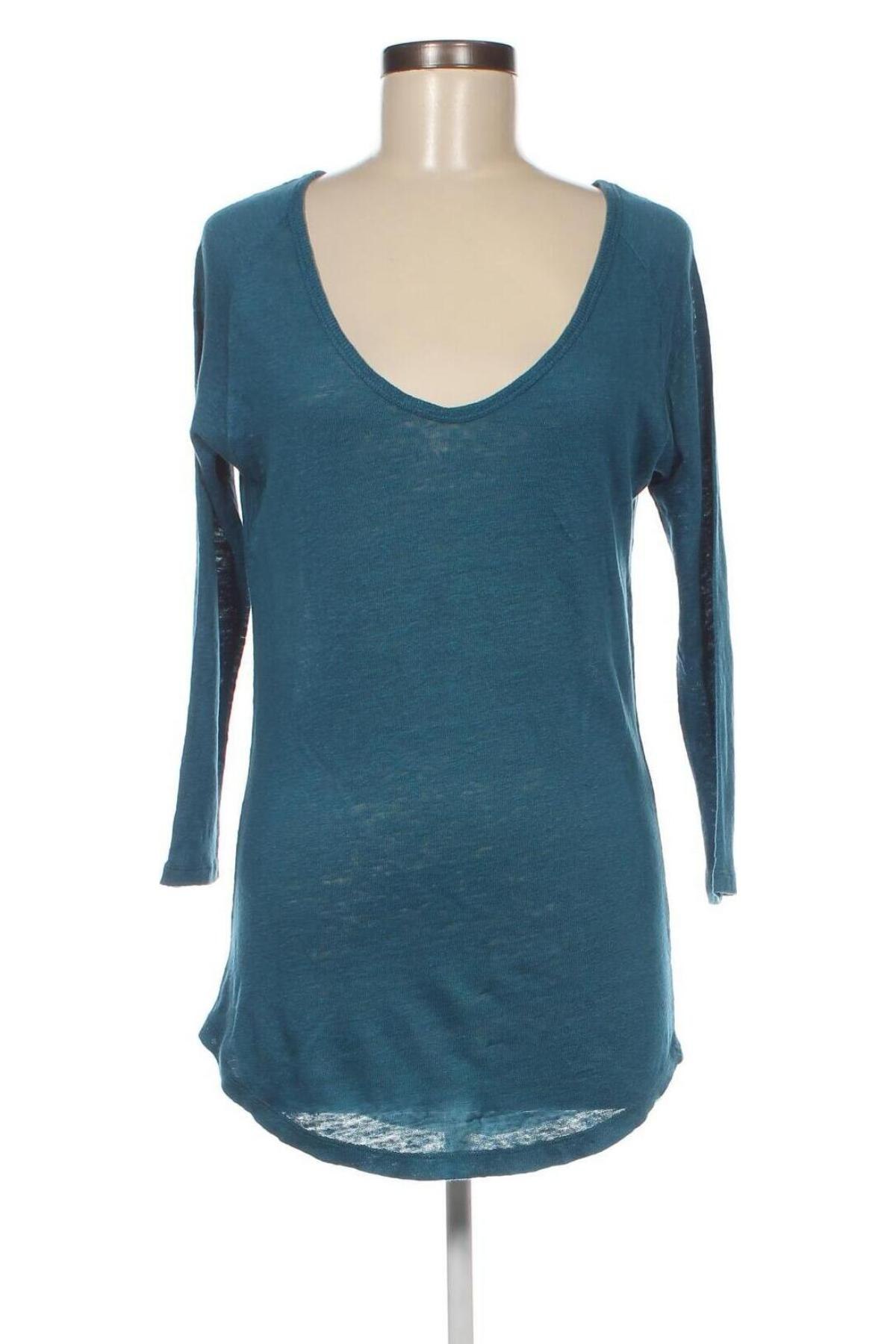 Bluză de femei Zara, Mărime M, Culoare Albastru, Preț 21,85 Lei