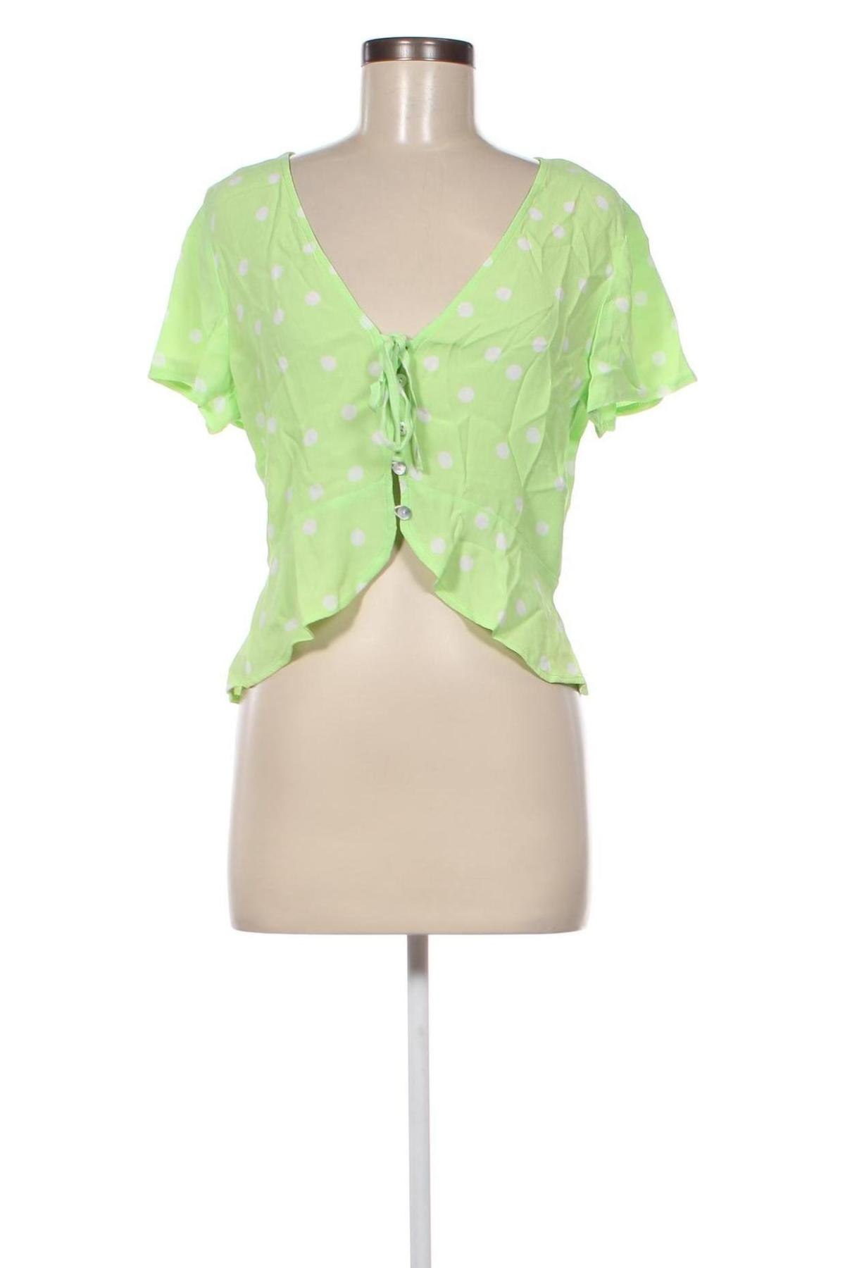 Γυναικείο πουκάμισο Bershka, Μέγεθος L, Χρώμα Πολύχρωμο, Τιμή 4,12 €