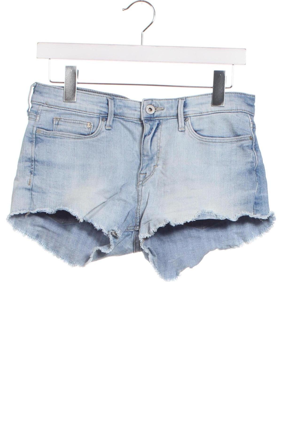 Γυναικείο κοντό παντελόνι H&M, Μέγεθος XS, Χρώμα Μπλέ, Τιμή 11,75 €