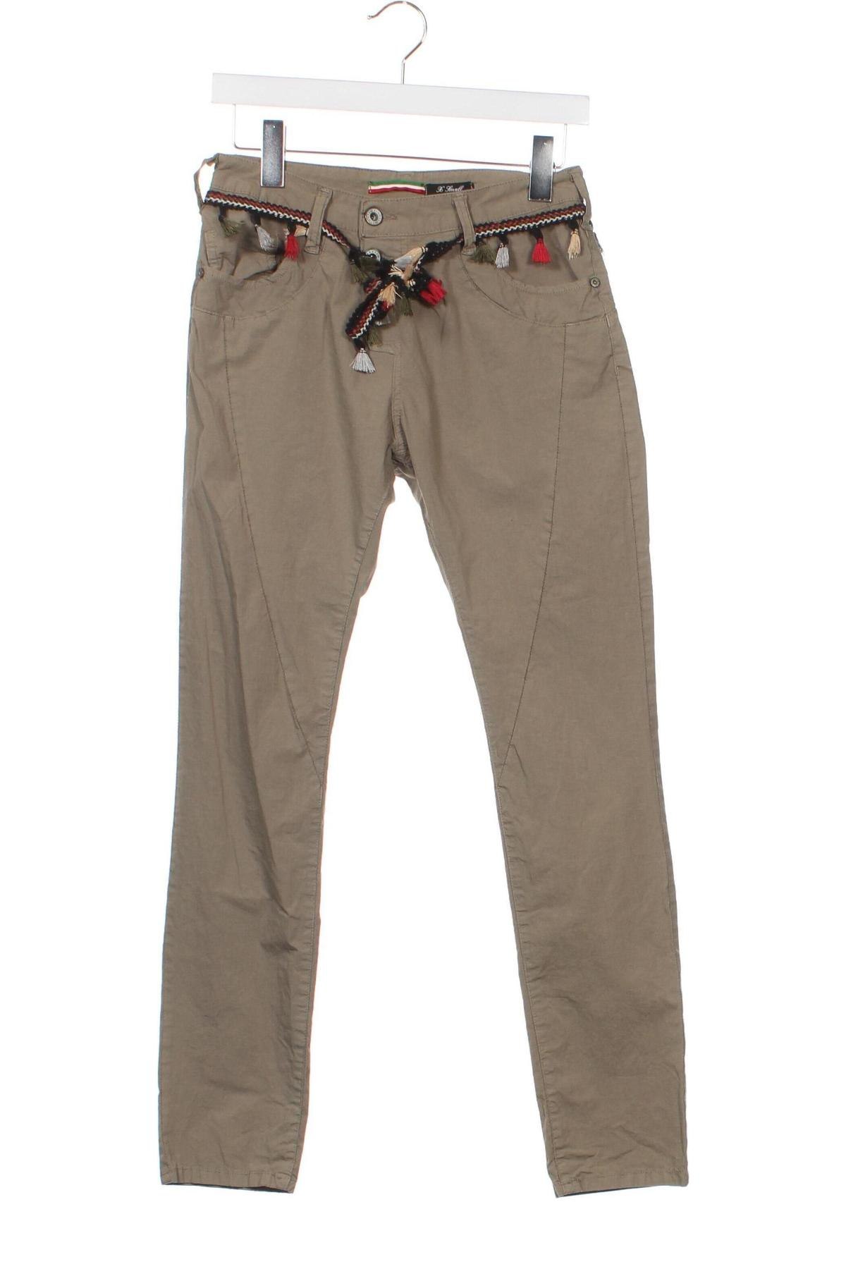 Дамски панталон Please, Размер XS, Цвят Зелен, Цена 4,41 лв.