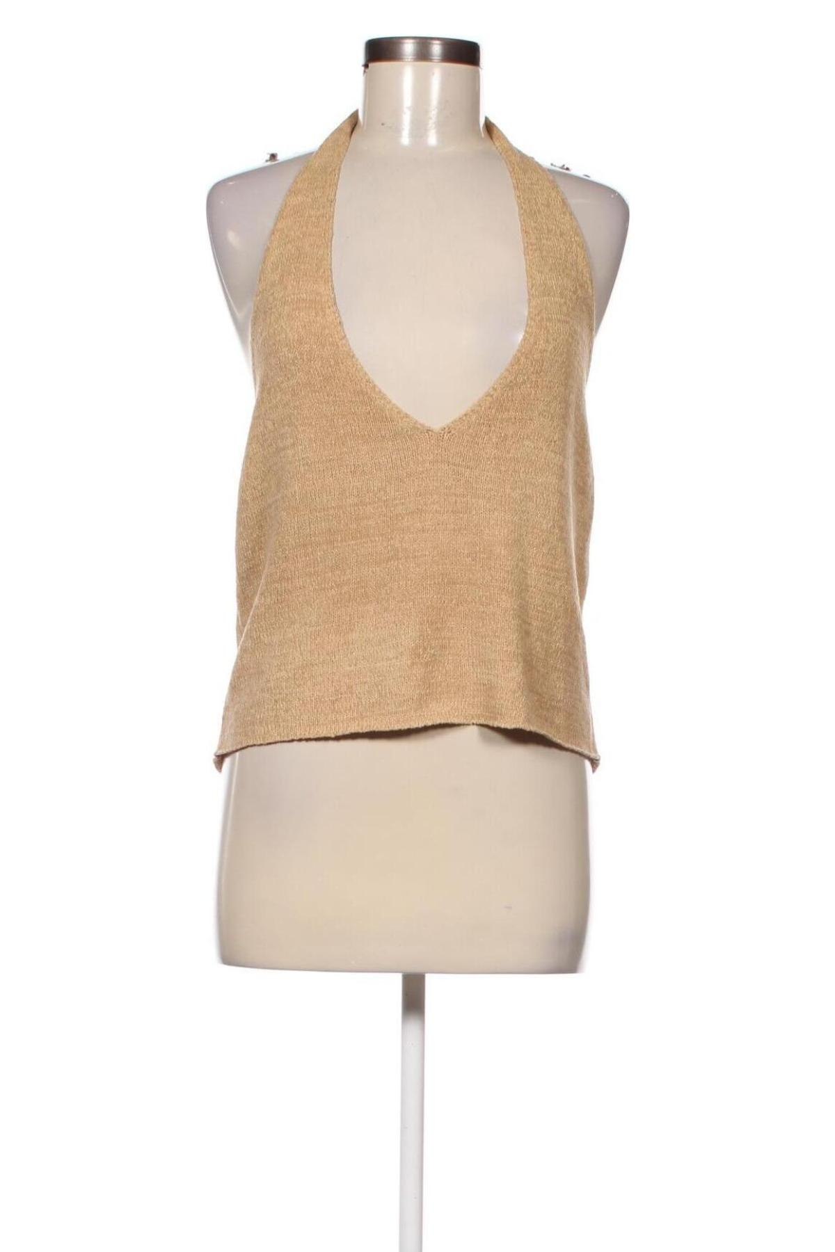 Γυναικείο αμάνικο μπλουζάκι Glamorous, Μέγεθος XL, Χρώμα  Μπέζ, Τιμή 4,19 €
