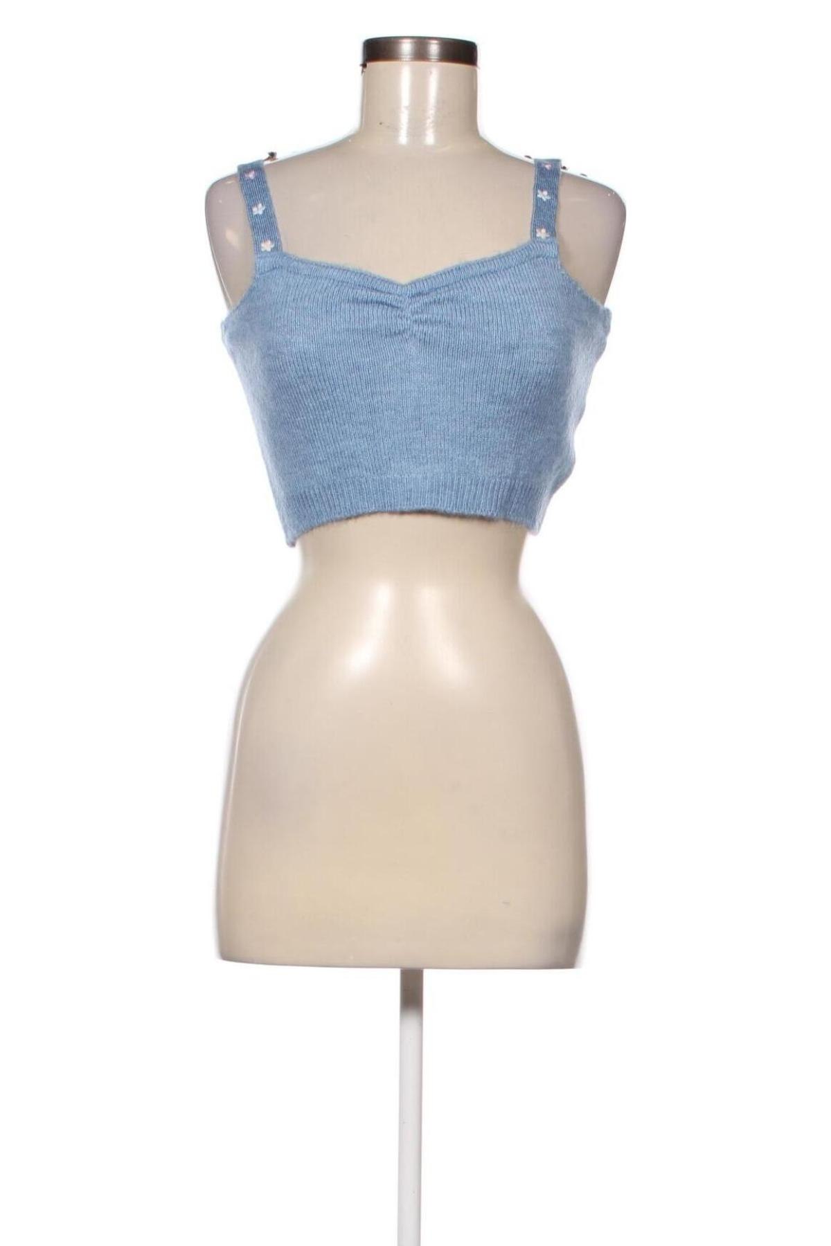 Γυναικείο αμάνικο μπλουζάκι Pimkie, Μέγεθος M, Χρώμα Μπλέ, Τιμή 5,09 €