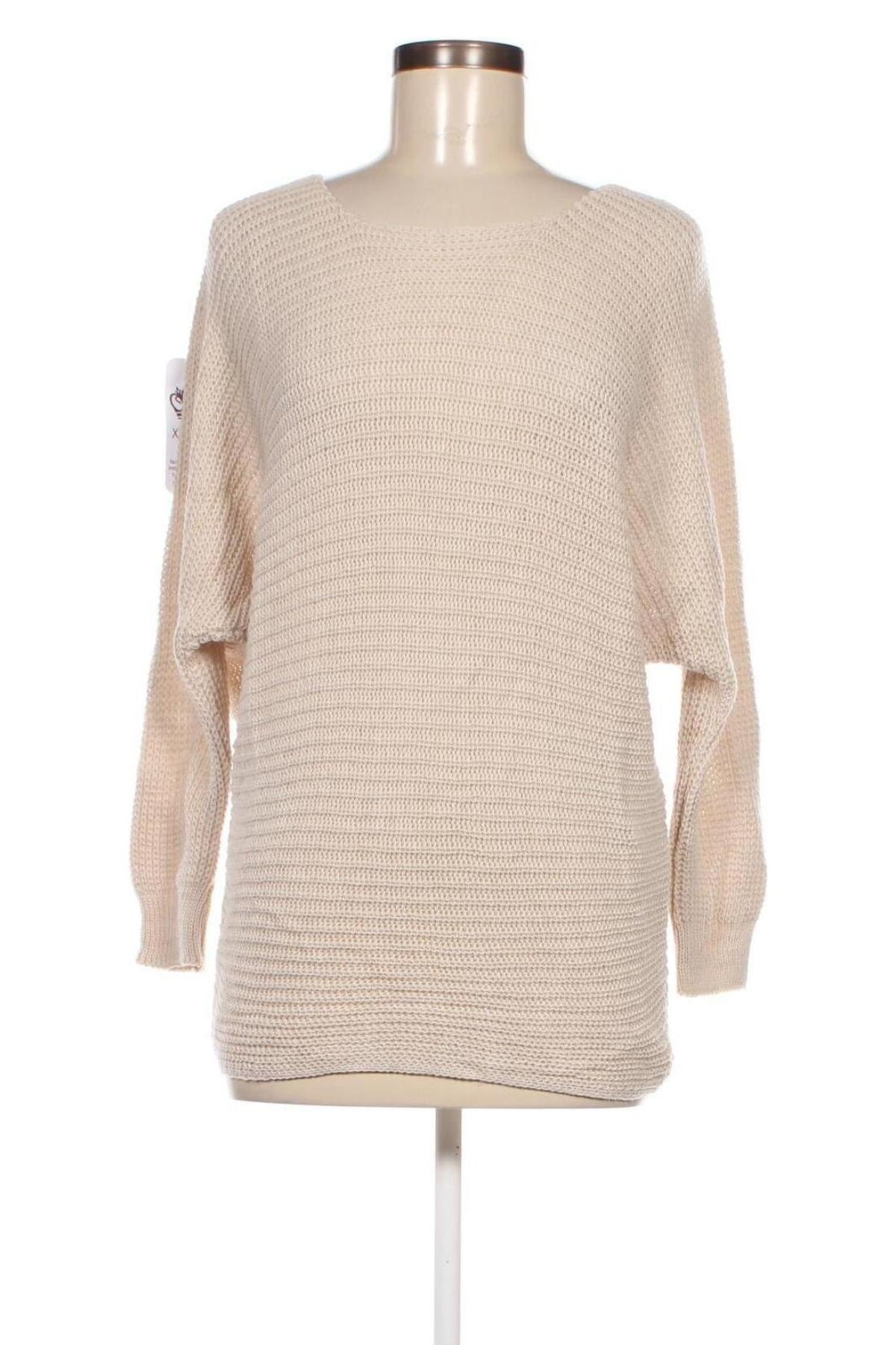 Γυναικείο πουλόβερ, Μέγεθος S, Χρώμα  Μπέζ, Τιμή 4,74 €