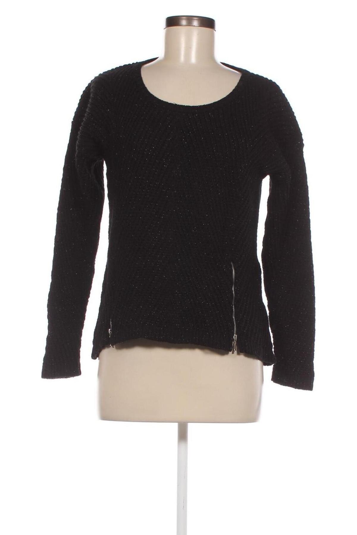 Дамски пуловер Cache Cache, Размер M, Цвят Черен, Цена 4,64 лв.