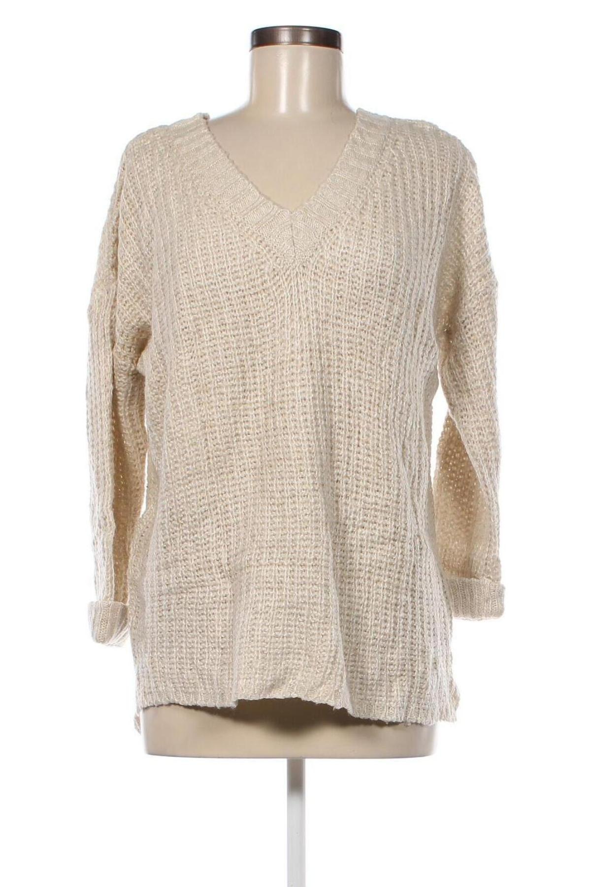 Дамски пуловер Jennyfer, Размер S, Цвят Екрю, Цена 4,06 лв.