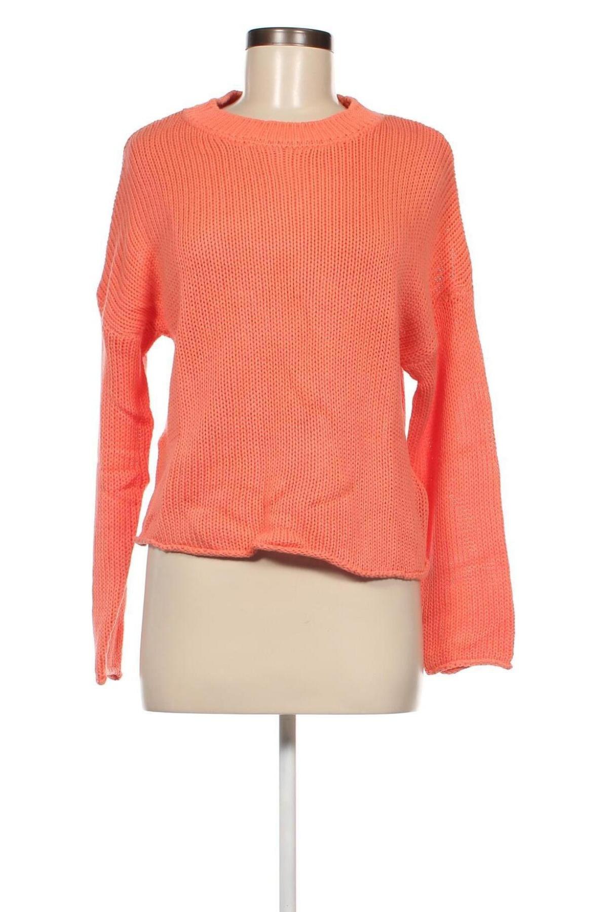 Дамски пуловер Lascana, Размер XXS, Цвят Оранжев, Цена 8,74 лв.