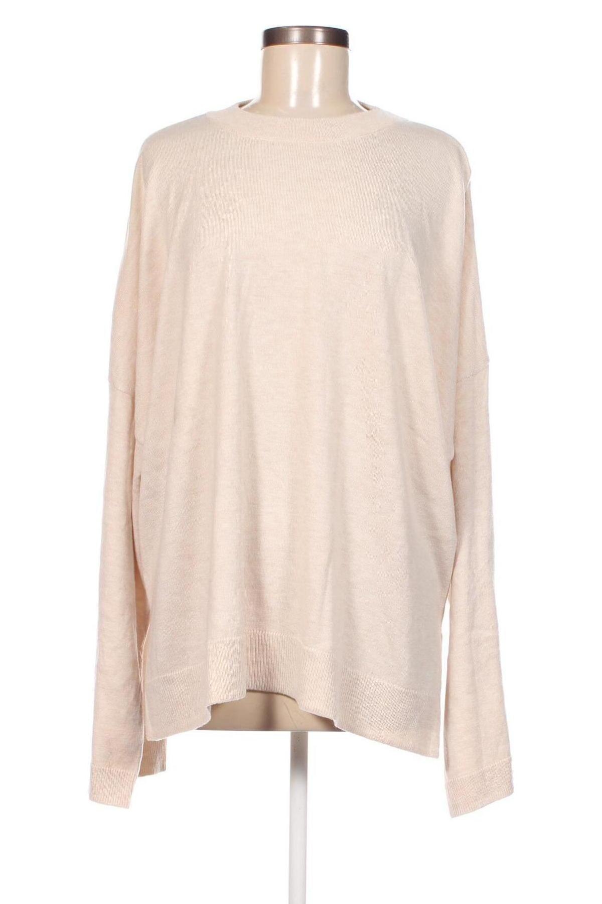 Дамски пуловер Monki, Размер XL, Цвят Бежов, Цена 11,76 лв.