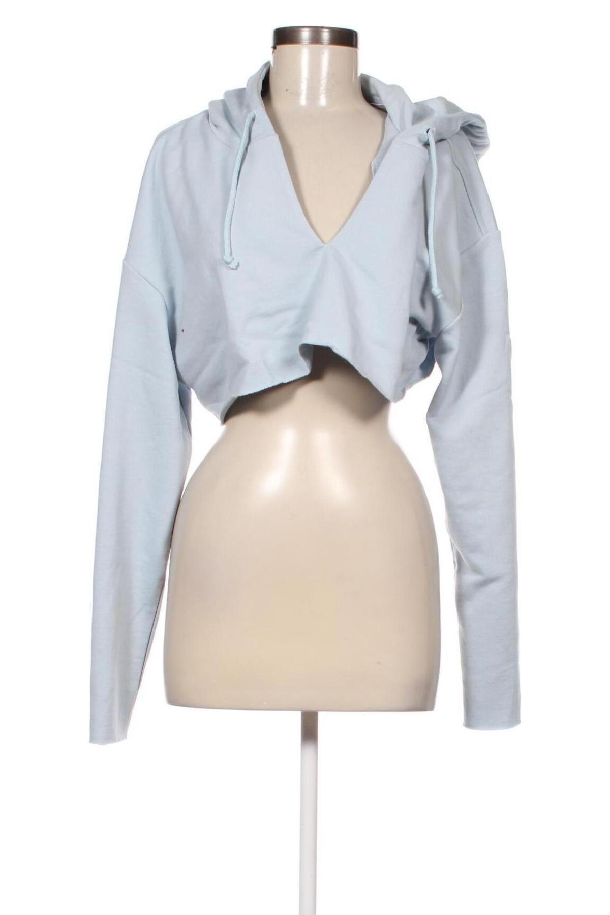 Γυναικείο φούτερ Weekday, Μέγεθος L, Χρώμα Μπλέ, Τιμή 6,17 €