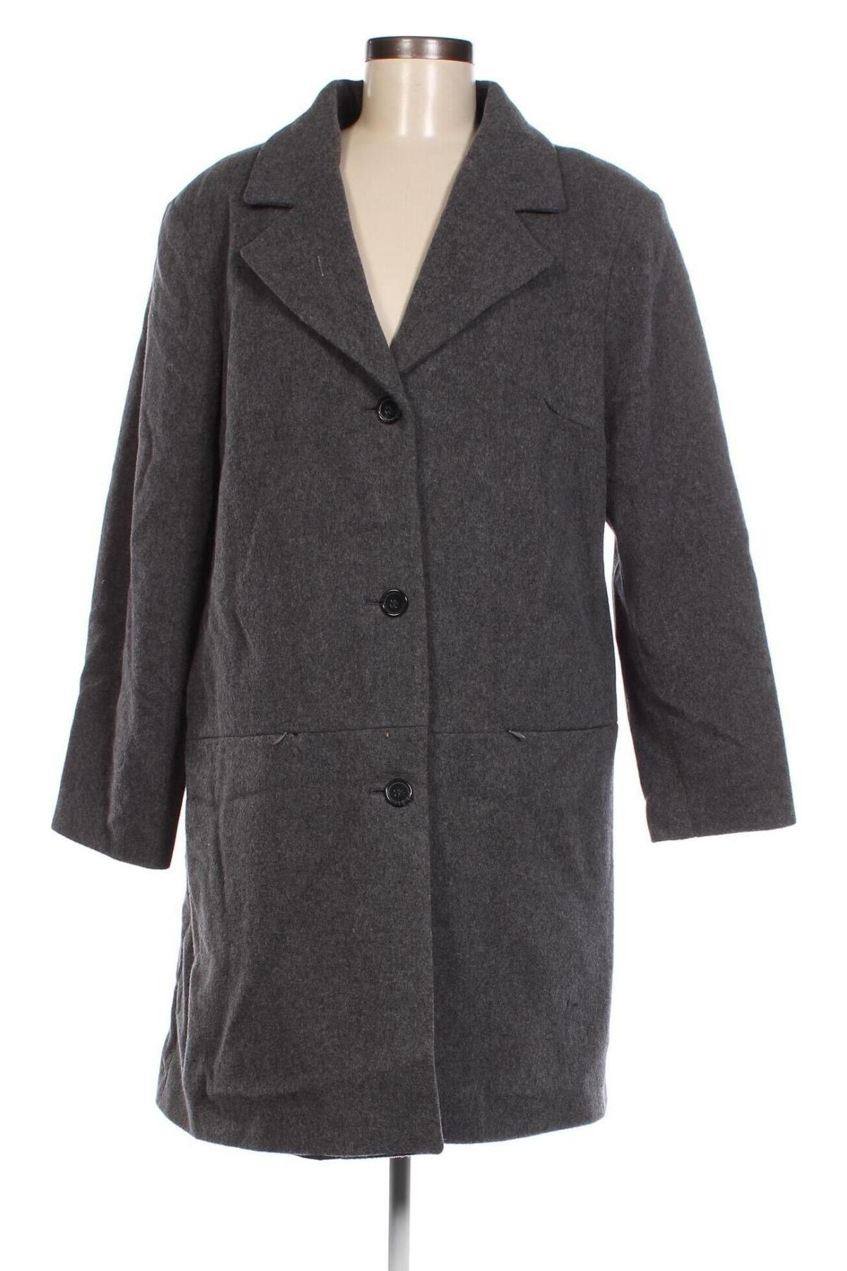 Дамско палто, Размер XXL, Цвят Сив, Цена 18,19 лв.
