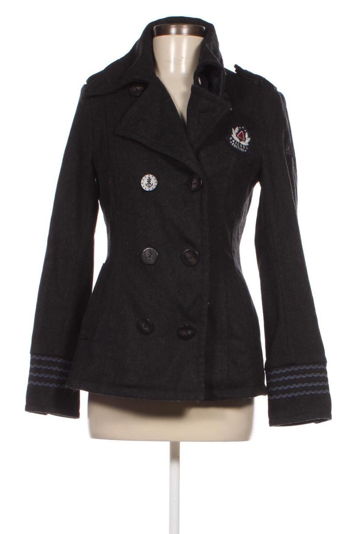 Дамско палто Gaastra, Размер S, Цвят Черен, Цена 36,40 лв.