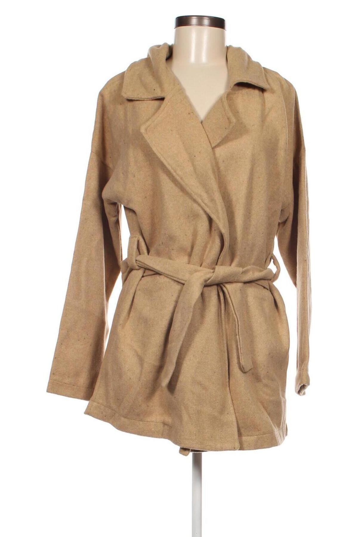 Дамско палто New Laviva, Размер S, Цвят Бежов, Цена 18,90 лв.