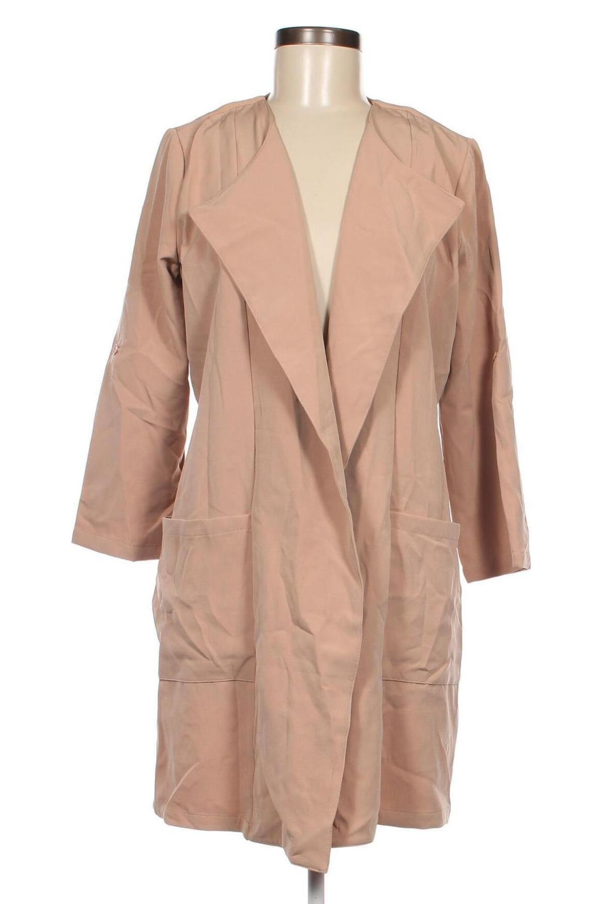 Dámsky kabát  Pieces, Veľkosť S, Farba Béžová, Cena  12,24 €